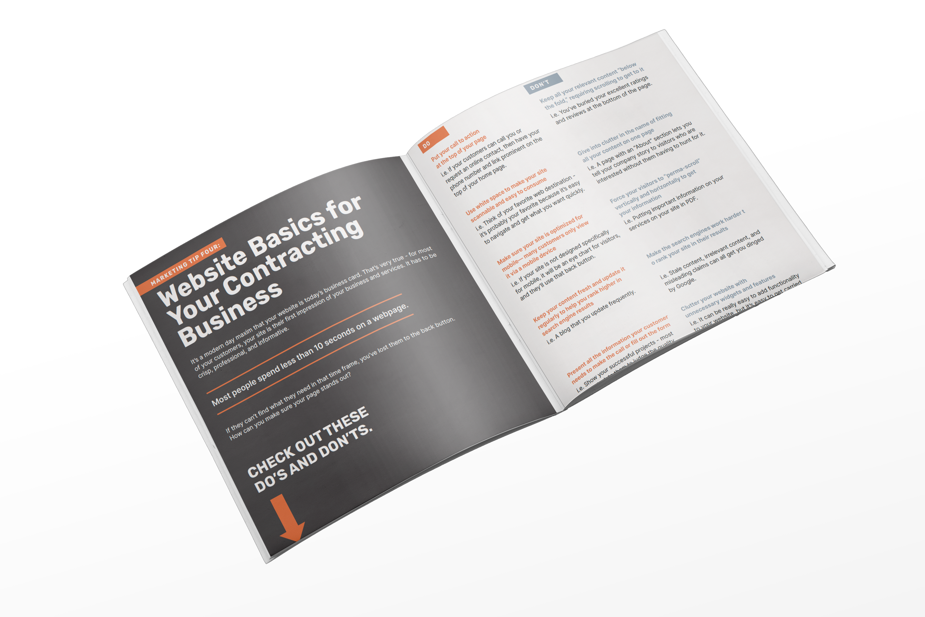 Marketing Tips Inside Pages