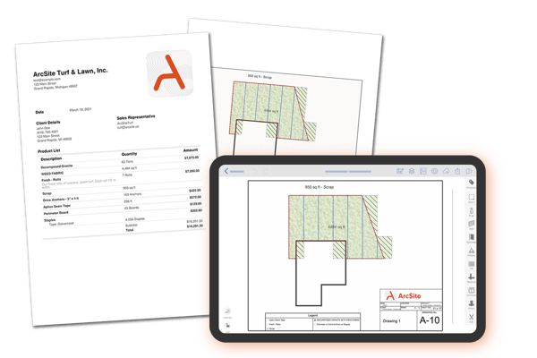 ArcSite Drawing and Estimation Tool For Contractors