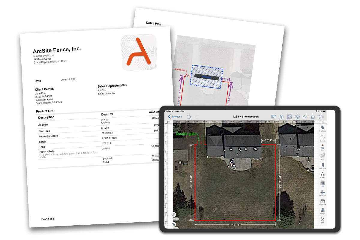 ArcSite | Drawing and Estimation Tool For Contractors